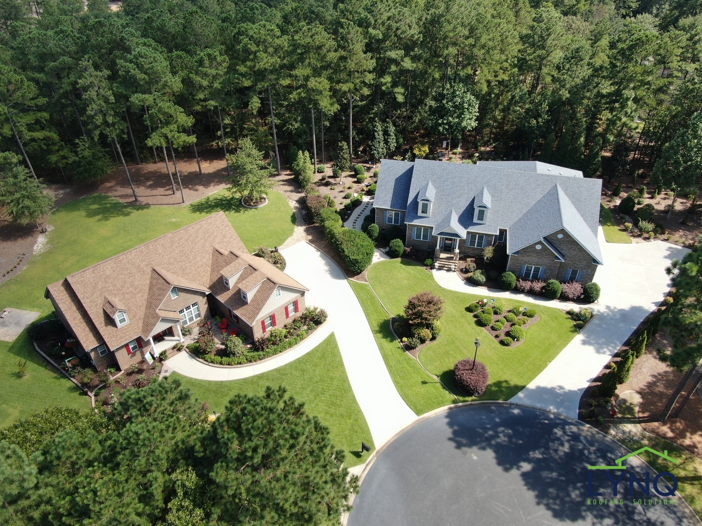 Well-maintained residential roof served by LYNQ Roofing in Lexington
